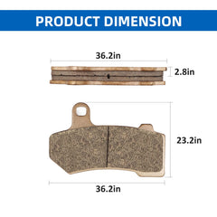 JAVIK sintered brake pads for Harley Tri Glide suit multi-rider touring scenarios.