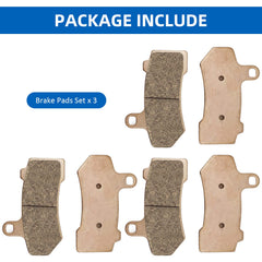 JAVIK sintered brake pads for Harley V-Rod maintain consistent braking for performance riding.