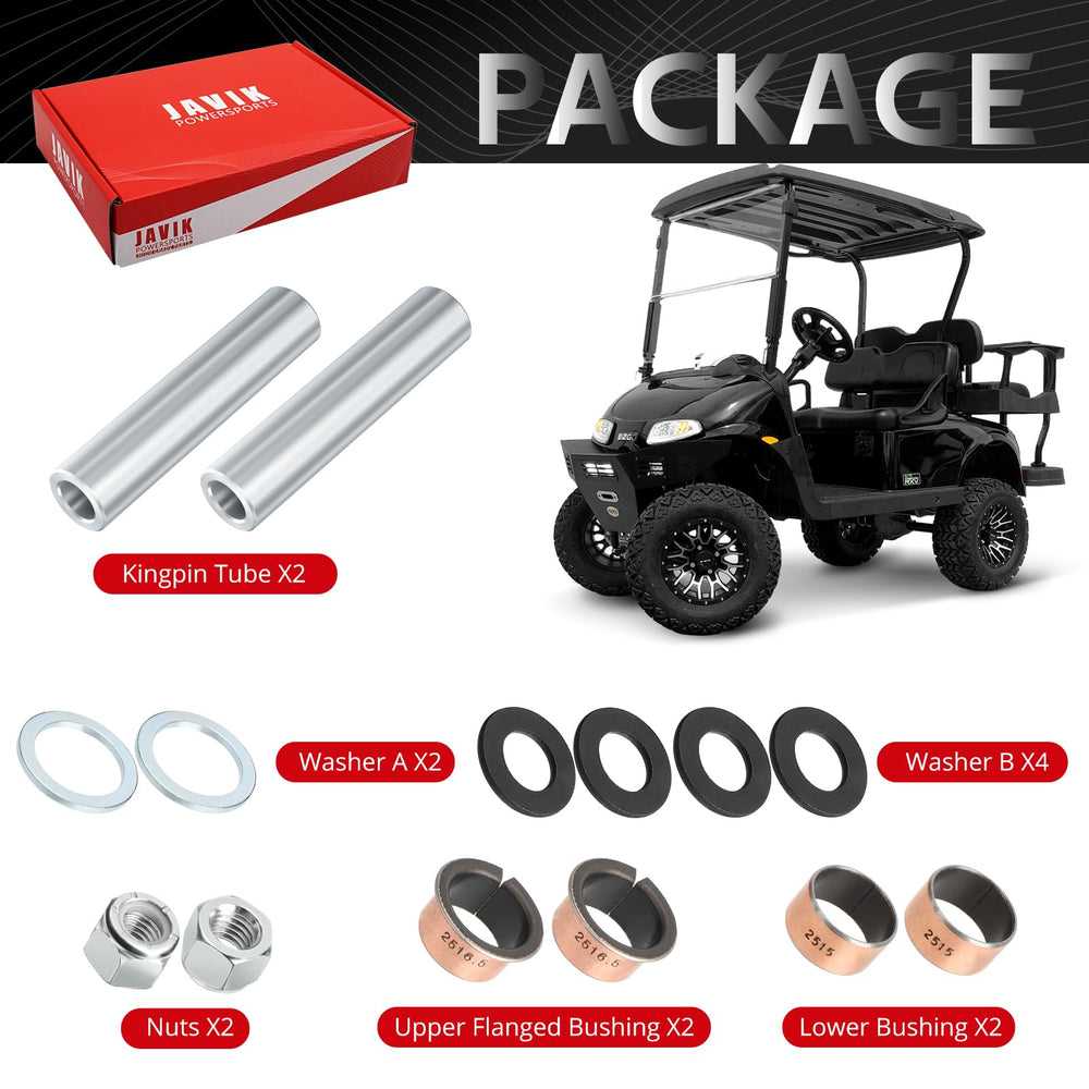 OEM reference numbers image for JAVIK EZGO TXT/PDS king pin kit.
