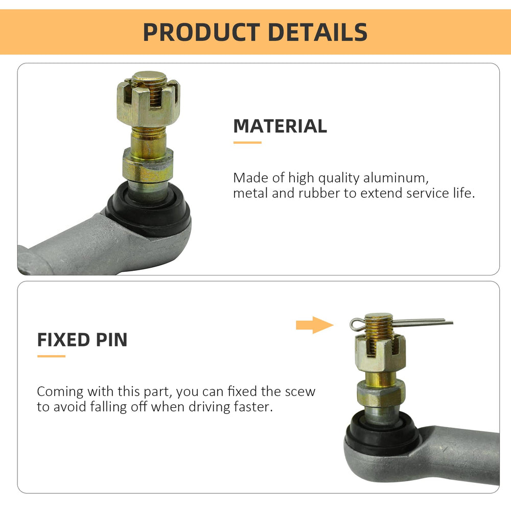 JAVIK aluminum rod connection detail shows strong steering components.