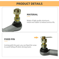 JAVIK aluminum rod connection detail shows strong steering components.