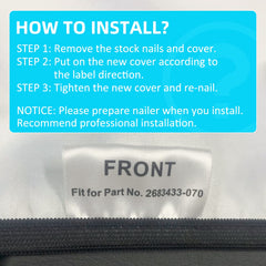 JAVIK installation guide image suggests easy DIY fit.