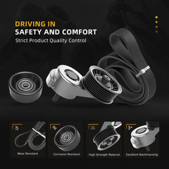 Ram W150/W250/W350 setup using JAVOUKA tensioner kit for reliable belt tracking