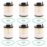 JAVOUKA six-pack fuel filter water separator for diesel engines, supports reliable filtration.