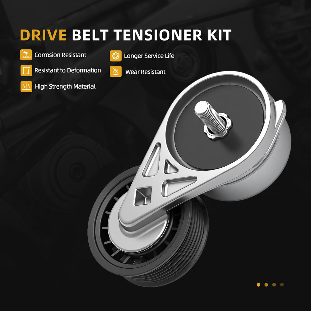 JAVOUKA idler pulley closeup highlights durable finish and precise bearing.