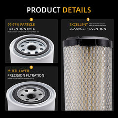 JAVOUKA oil filter for Kubota emphasizes engine protection and lubrication