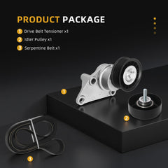 Javouka serpentine belt drive system close-up reveals durable components and smooth operation potential.
