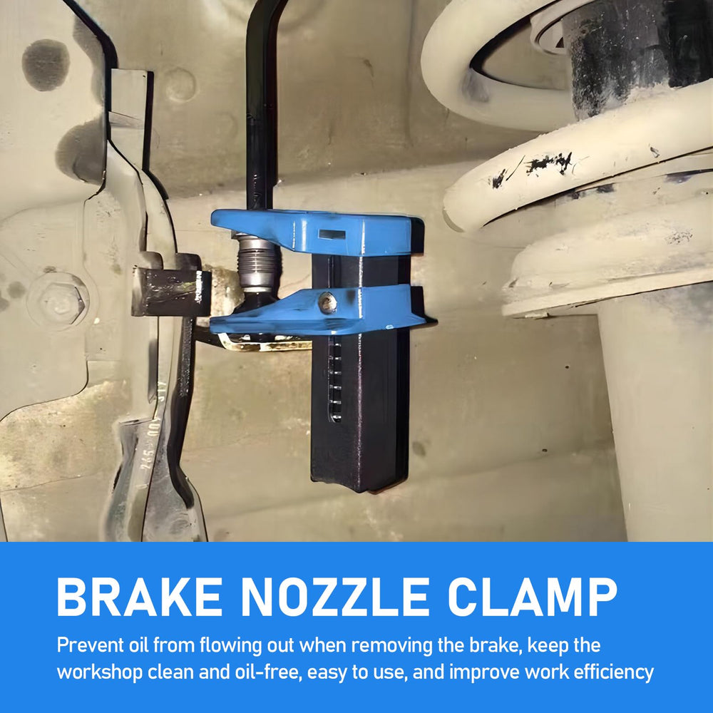 JawGrew universal pipe clamp in blue fits multiple pipelines for versatility