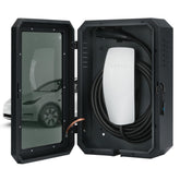 Jawjut wall charger box front view with visible charging indicator for quick status checks.