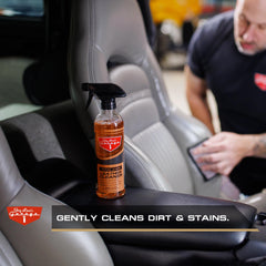 Jay Leno's Garage applicator pad ensures even leather application