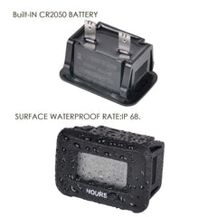 Jayron CR2050 backup battery preserves timing data during outages.