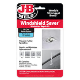 J-B Weld Windshield Saver resin bottle ready for discreet chip repair