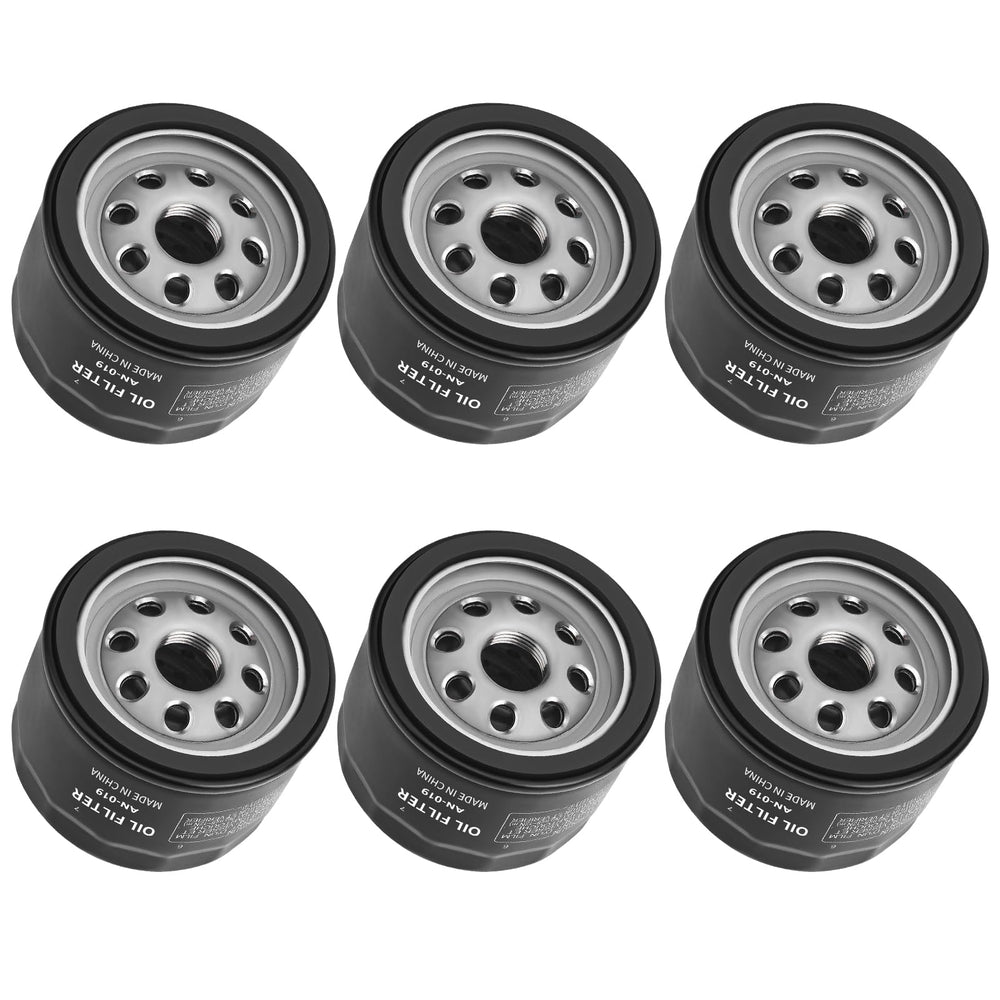 JCKLW oil filter 49065-7007 front view for Kawasaki engines enhances filtration efficiency.