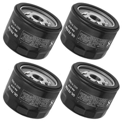 JCKLW 49065-7007 oil filter front view for Kawasaki engines showing clear filtration focus