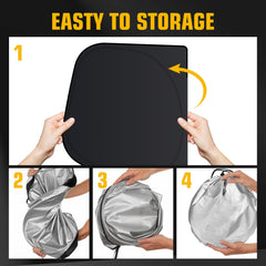 JCRNBU interior protection sunshade reduces heat buildup in Rogue