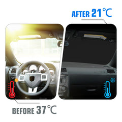 JCRNBU UV-blocking 300T fabric sunshade shields dashboard from sun damage