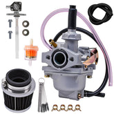 JDLLONG carburetor CRF50F close-up showing precise components for reliable fit.