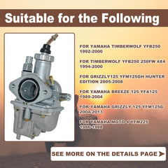 JDLLONG mounting gasket kit simplifies installation and sealing for ATV carburetors.