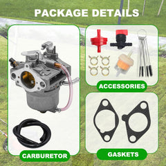 JDLLONG packaging image shows 1 carburetor and gaskets ready for install.