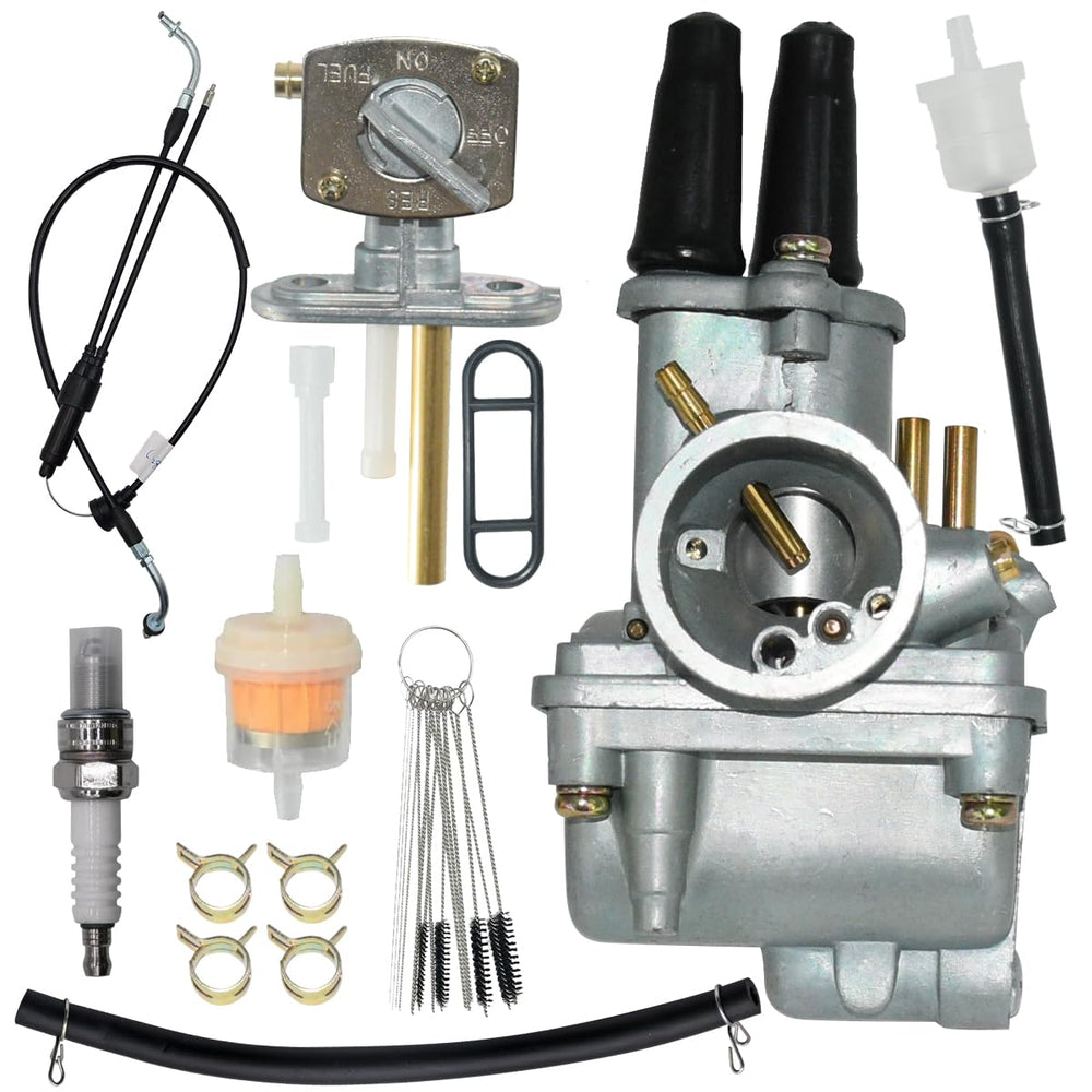 JDLLONG PW80 carburetor front view for Yamaha PW80 — precise fit and complete kit.