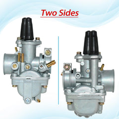 JDLLONG PW80 carburetor kit close-up reveals complete fuel system.