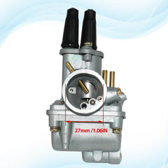 JDLLONG PW80 carburetor side view highlights easy installation and compatibility.