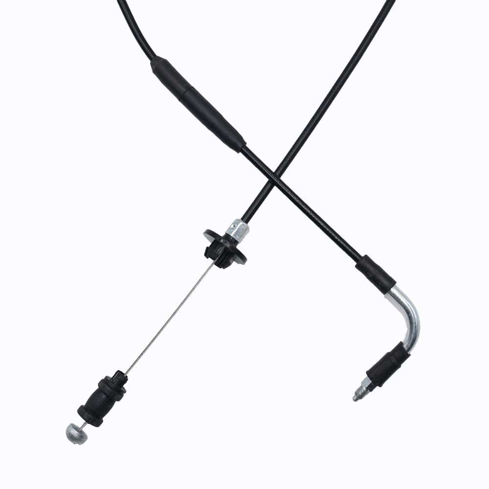 JDLLONG throttle cable installation guide showing easy fit for 2005-2008 Ranger XP 700.
