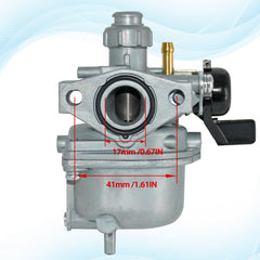 JDLLONG XR70 CRF70 carburetor with air filter for cleaner intake.