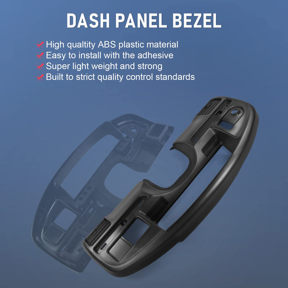 JDMSPEED F-Series dash bezel improves wear resistance and refreshed dashboard look.