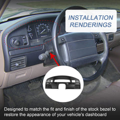 JDMSPEED instrument bezel upgrade for Diesel Ford improves aesthetics and wear resistance.
