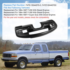 JDMSPEED instrument dash bezel for Ford F-350 diesel upgrades dashboard aesthetics and resilience.