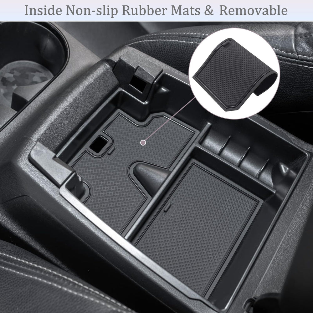 JDMCAR anti-slip rubber pads prevent sliding and creaking while driving.