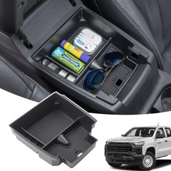 JDMCAR armrest center console organizer fits Colorado/Canyon and keeps essentials within reach.