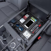 JDMCAR center console organizer for Tundra — top view highlights organized storage.