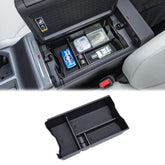 JDMCAR center console organizer for 2026 RAV4 shows precise ABS fit and organized compartments.