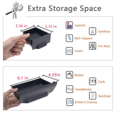JDMCAR drawer with glossy finish blends with factory styling.