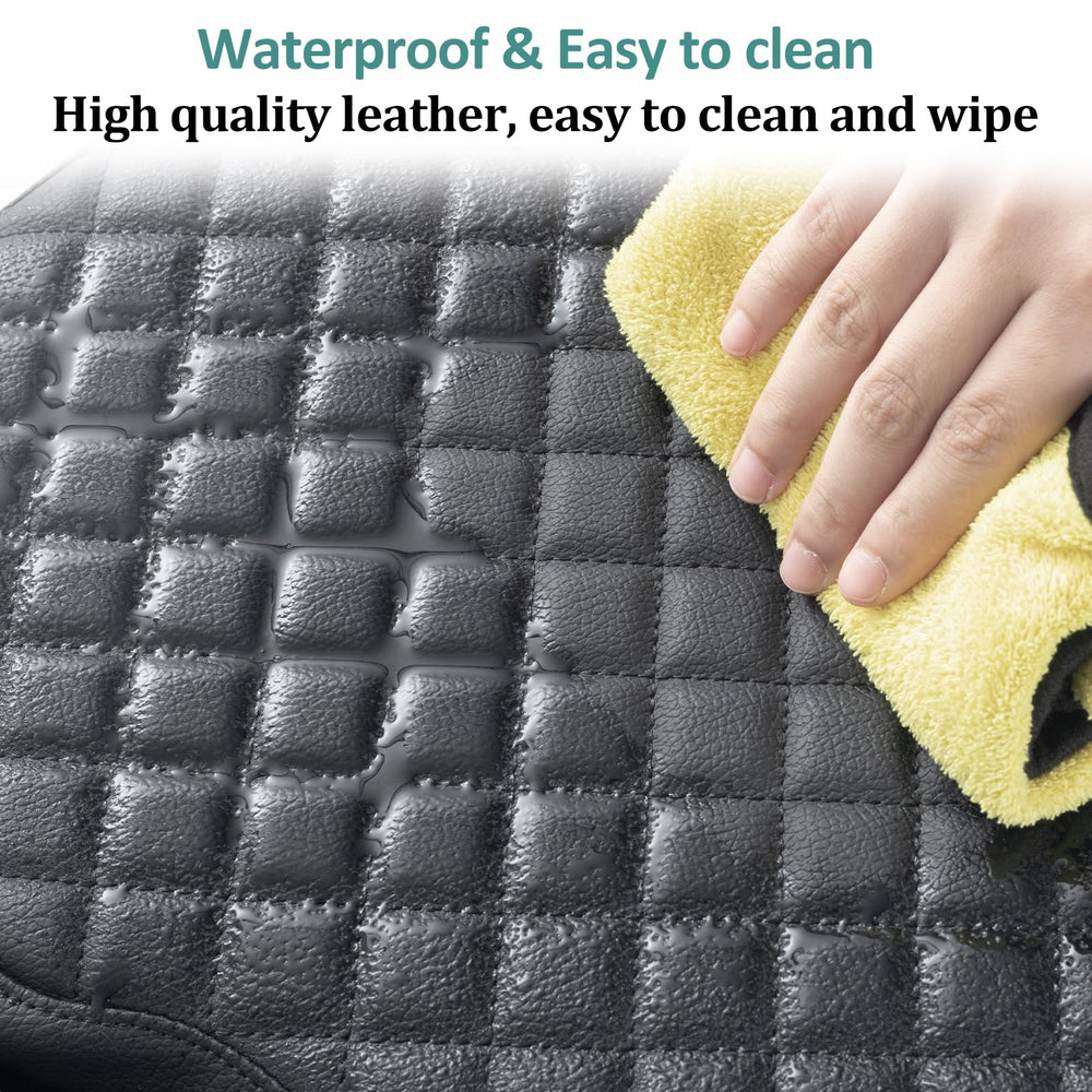 Pet-proof protection shields against claws and spills while preserving interior cleanliness