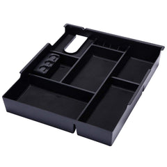 JDMCAR armrest secondary storage box adds organized space.