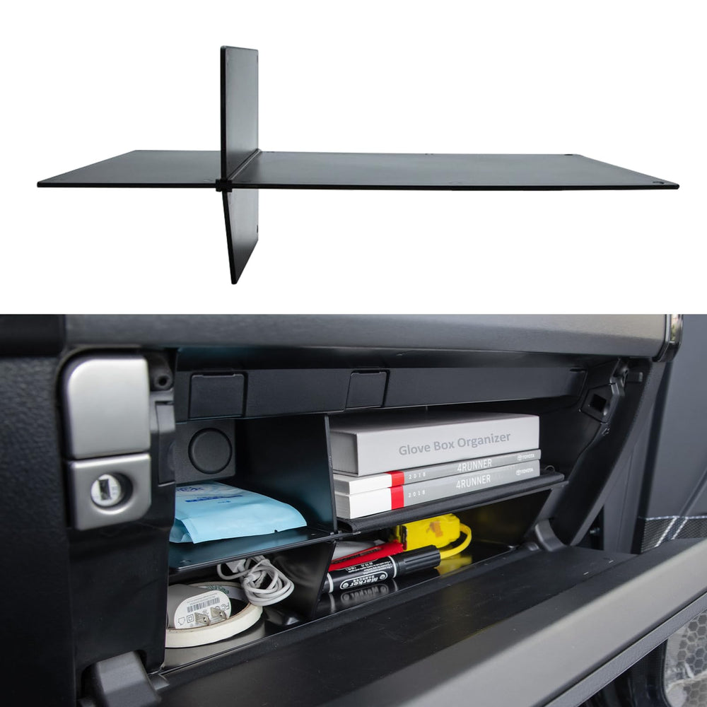 JDMCAR glove box organizer for Toyota 4Runner keeps essentials accessible