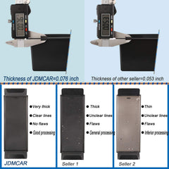 JDMCAR snug-fit design prevents rattling inside the console.