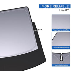 Tool-free installation and simple folding of the JDMCAR shade