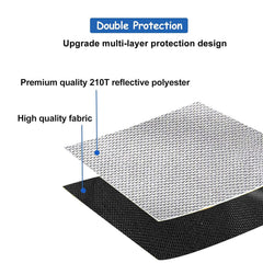 Sun shade and storage bag included in JDMCAR packaging