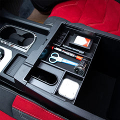 JDMCAR removable liners prevent slipping and rattling of small items.