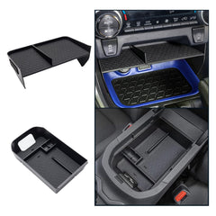 JDMCAR center console organizer for Toyota RAV4 shows a 2-layer tray for quick access.