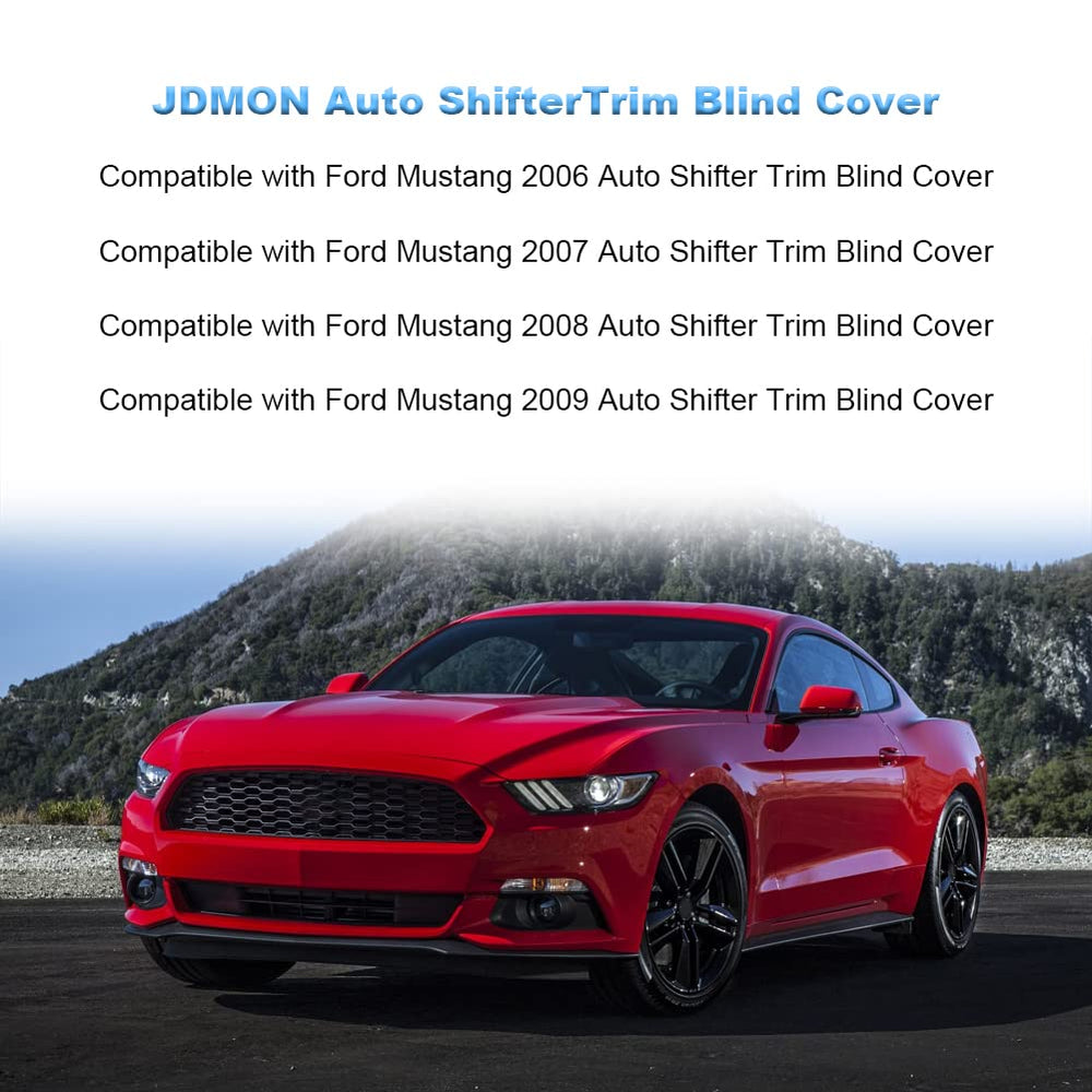 JDMON shifter blind cover side view adds a sleek protective look.