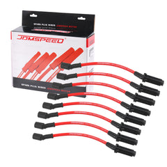 JDMSPEED 10.5mm spark plug wires set image showing full wiring bundle for LS1 engines, delivering reliable ignition performance.