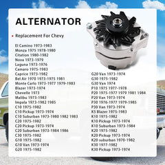 JDMSPEED 105A alternator with pure copper windings enables efficient electrical flow.