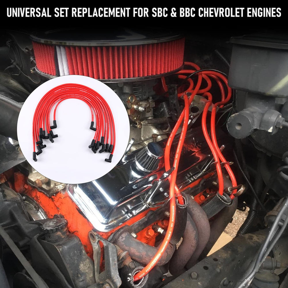 Insulation detail of JDMSPEED 10.5mm spark plug wires emphasizing heat resistance