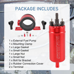 JDMSPEED 12V universal fuel pump suitable for diverse engine builds