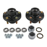 JDMSPEED 2-pack trailer idler hub kit 5-on-4-5 enables easy axle replacement